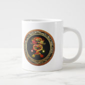 Grande Tasse [200] Dragons rouges et jaune (Droite)