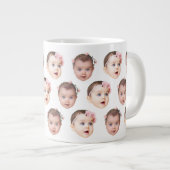 Grande Tasse 20 Oz Jumbo Baby Face 2 Photos Spécialité (Devant droit)