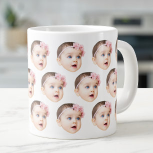 Grande Tasse 20 Oz Jumbo Baby Face Photos Spécialité