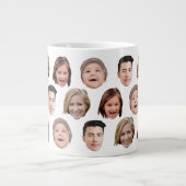 Grande Tasse 20 Oz Jumbo Famille Face 4 Photos Spécialité (Devant)
