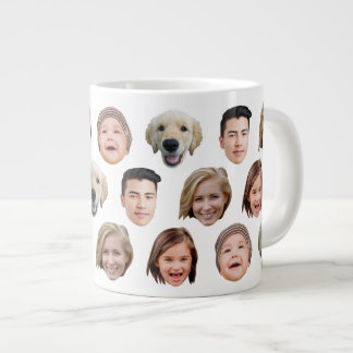 Grande Tasse 20 Oz Jumbo Family Face 5 Photos Specialty