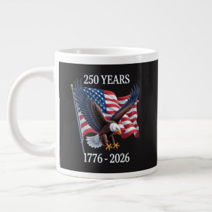 Grande Tasse 250 Ans Anniversaire Drapeau Américain Usa 1776-20