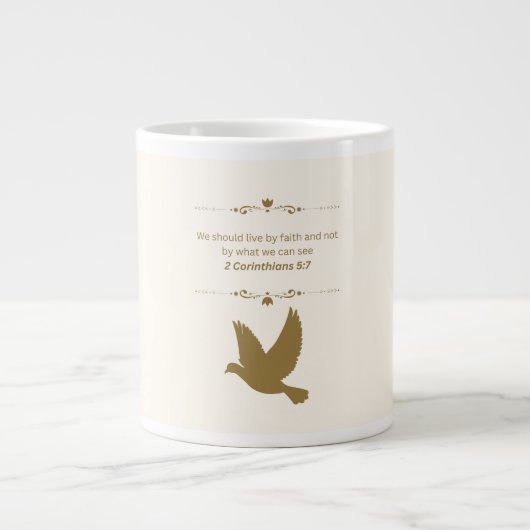 Grande Tasse 2 Corinthiens 5:7 Bouge de spécialités (Devant)
