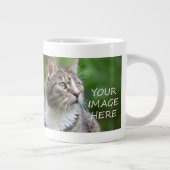 Grande Tasse 2 Photos Faites Votre Propre Nouveau Pet Chat Chie (Droite)