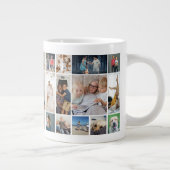 Grande Tasse 30 Photo collage modèle personnalisé (Droite)