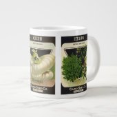 Grande Tasse 3 conceptions d'art Étiquette de paquets de semenc (Devant droit)