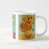 Grande Tasse 3 différentes peintures de tournesols de Vincent v (Droite)