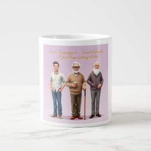 Grande Tasse 3 générations Cadeau papa à l'art familial Great-G