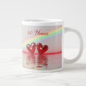 Grande Tasse 40e Anniversary Ruby Hearts (Droite)