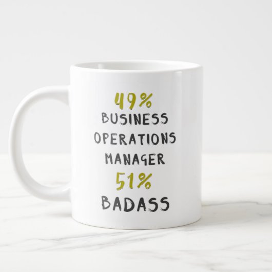 Grande Tasse 49 % Gestionnaire des opérations commerciales 51 % (Gauche)