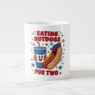 Grande Tasse 4 juillet Mignons Hotdogs