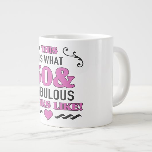 Grande Tasse 50e anniversaire Fabuleux (Devant droit)