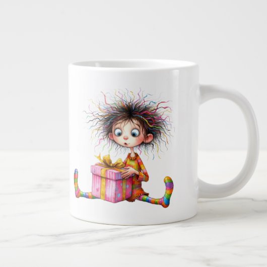 Grande Tasse *  5 Colorful  Whimsical Christmas BOY  Gift AP97 (Droite)
