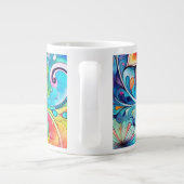Grande Tasse 70s 60s Psychedelic Hippy Retro Hip (Dos)