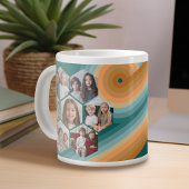 Grande Tasse 7 Photo Collage funky hexagone couleur coucher de 