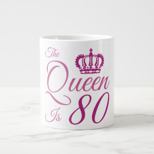 Grande Tasse 80e anniversaire de la reine