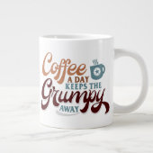 Grande Tasse A Coffee a Day for Coffee Lover Gift (Droite)