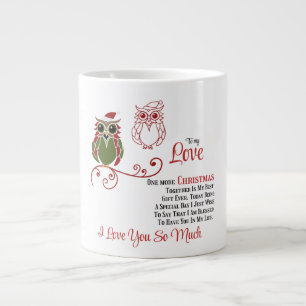 Grande Tasse À mon amour Un Noël de plus ensemble
