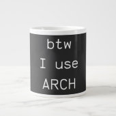 Grande Tasse A propos... J'utilise Arch Linux (Devant)