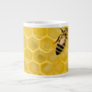 Grande Tasse abeille et nid d'abeille