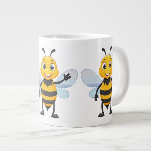 Grande Tasse Abeille européenne (Devant droit)