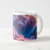 Grande Tasse Abstract Space Nebula Art - Colorful Cosmic (Devant droit)
