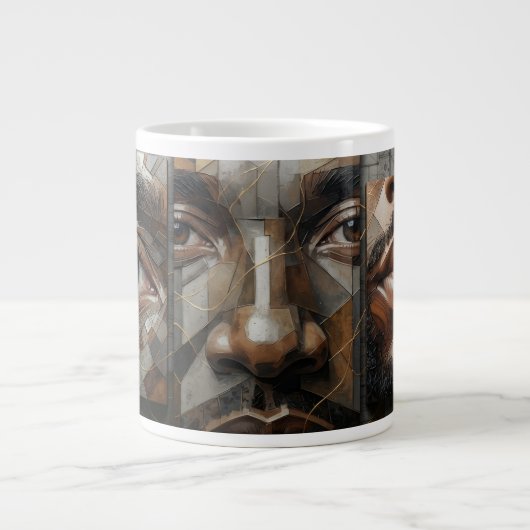 Grande Tasse Abstrait (Devant)