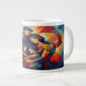 Grande Tasse Abstrait (Devant droit)