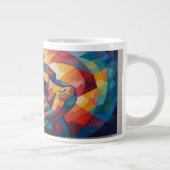Grande Tasse Abstrait (Droite)