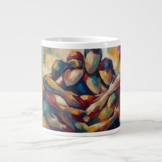 Grande Tasse Abstrait (Devant)