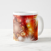 Grande Tasse Abstrait Fireworks Stars Arrière - plan-34944 (Devant droit)