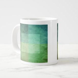 Grande Tasse abstrait graphique à l'aquarelle grungy 3