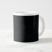 Grande Tasse Acceptation | Texture Abstraite foncée (Devant droit)