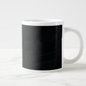 Grande Tasse Acceptation | Texture Abstraite foncée (Droite)