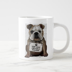 Grande Tasse Accrocher un Bulldog