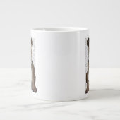 Grande Tasse Accrochez un Bulldog (Devant)