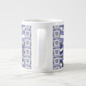 Grande Tasse Achempong God Is Love Star Blue & Grey - Oversize (Dos)