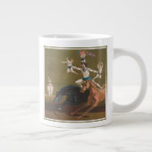 Grande Tasse acrobates à cheval. (Droite)