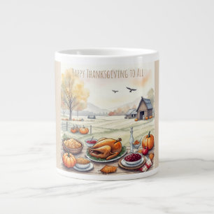 Grande Tasse Action de grâce, Bonne fête de Thanksgiving à tous