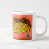 Grande Tasse AD 024 - graphique numérique de Noël joyeux Noël (Droite)