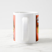 Grande Tasse AD 024 - Graphisme numérique de Noël joyeux Noël (Dos)
