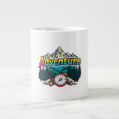 Grande Tasse Adventure Mountain – Outdoor Hiking Nature Design (Devant)