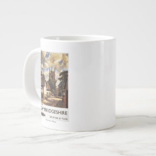 Grande Tasse Affiche britannique de chemins de fer de vue
