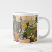 Grande Tasse Affiche De Cirque D'acrobates Qui Sautillent Sur L (Droite)