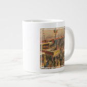 Grande Tasse Affiche De Cirque D'Animaux Exposés Dans Une Tente (Devant droit)