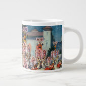 Grande Tasse Affiche De Cirque Des Danseurs Avant Le Roi Maure (Droite)