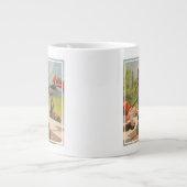 Grande Tasse Affiche de cirque montrant des actes acrobatiques, (Devant)