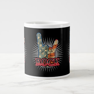 Grande Tasse Affiche de concert de groupe de Rock Vintage USA -