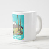 Grande Tasse Affiche de vacances de Wasatch Cache National Fore (Devant droit)