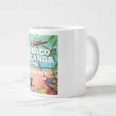 Grande Tasse Affiche de vacances des îles Abaco (Devant droit)